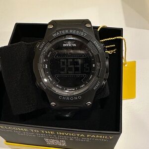 Invicta Black Chrono Smartwatch